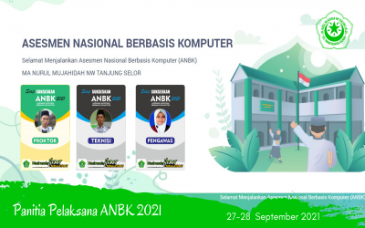 Sukses !!!  Pelaksanaan ANBK 2021 MA Nurul Mujahidah NW Tanjung Selor Berjalan Dengan Lancar